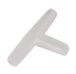 DECO NATURE HOSE TEE T - Тройник для шланга 4 мм, пластиковый, белый, T образный, 2 шт